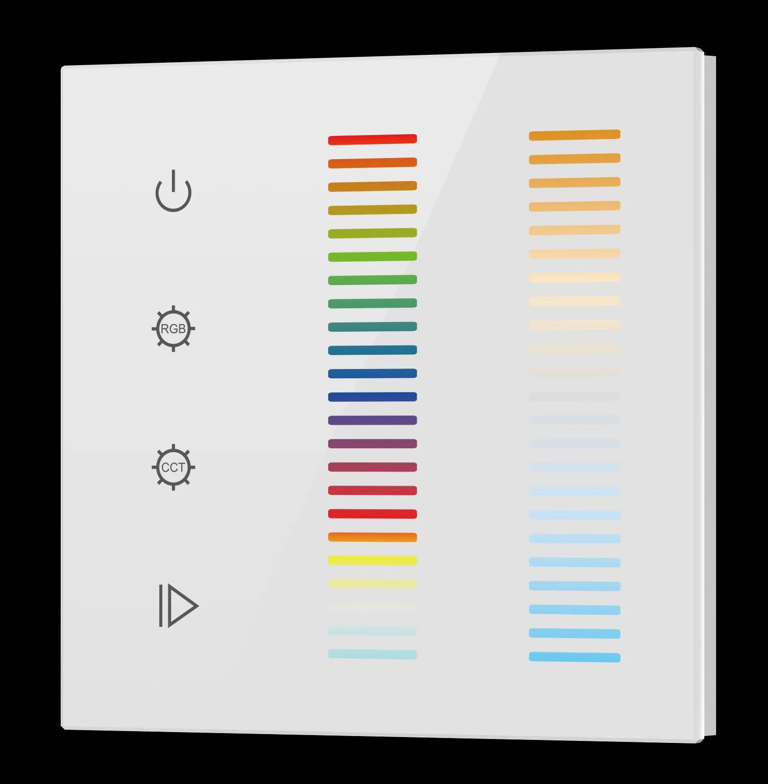 Synergy 21 LED Serie EOS 05 5-Kanal Wandtaster RGB-WW (RGB-CCT) – Bild 2