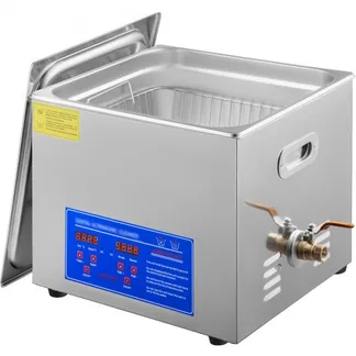 VEVOR 15L Ultraschallreinigungsgerät mit Heizung 360W Ultraschallreiniger aus Edelstahl Ultraschallbad Ultraschall Reinigungsgerät für Brillen Schmuck Zahnprothesen Münzen usw. VEVOR 15L Ultraschallreinigungsgerät mit Heizung 360W Ultraschallreiniger aus Edelstahl Ultraschallbad Ultraschall Reinigungsgerät für Brillen Schmuck Zahnprothesen Münzen usw.