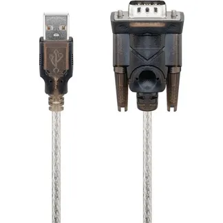 USB 2.0 Adapterkabel, USB-A Stecker > Seriell RS-232 Stecker USB 2.0 Adapterkabel, USB-A Stecker > Seriell RS-232 Stecker