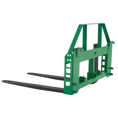 VEVOR Schnellbefestigung, 1814 kg Tragfähigkeit, Palettengabelrahmenaufsatz mit 1065 mm Gabeln, Gabelstaplerklingen, 50,8 mm Anhängerkupplung & Speerhülsen, passend für JD-Traktoren – Bild 10