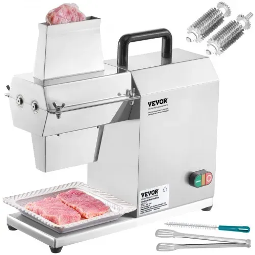 VEVOR Elektrischer Fleischklopfer Fleischzartmacher 450 W mit 54 Edelstahlklingen, Professionelles Fleischklopferwerkzeug 415x170x420 mm Atomatischer Schweinefleisch-Rindersteakklopfer Küchenhelfer VEVOR Elektrischer Fleischklopfer Fleischzartmacher 450 W mit 54 Edelstahlklingen, Professionelles Fleischklopferwerkzeug 415x170x420 mm Atomatischer Schweinefleisch-Rindersteakklopfer Küchenhelfer