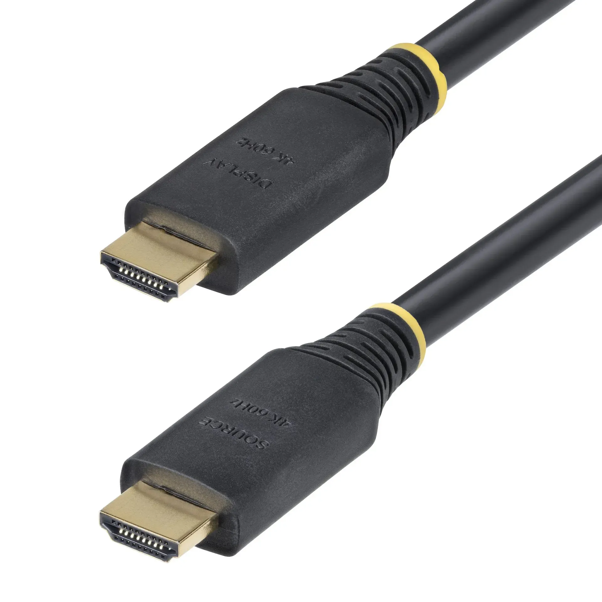 StarTech.com 10m Aktives High Speed HDMI Kabel, 4K 60Hz/1440p 144Hz, HDR10/HDCP 2.2/ARC, 18Gbps, UHD HDMI 2.0 Arc Kabel für Fernseher/Monitor/PC/Laptop/Projektor, TPE-Mantel – Bild 3