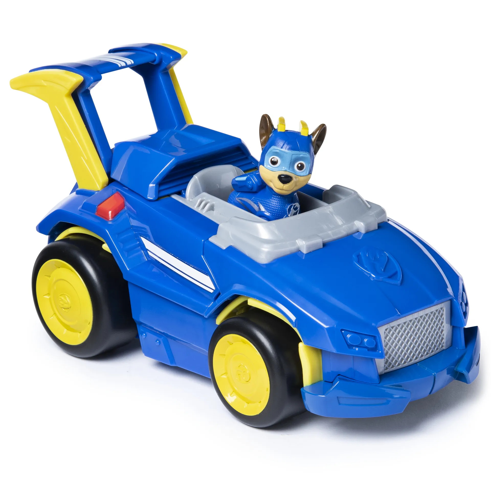 PAW Patrol Mighty Pups Super Paws - Chases verwandlungsfähiges Powered Up Fahrzeug mit Figur – Bild 4