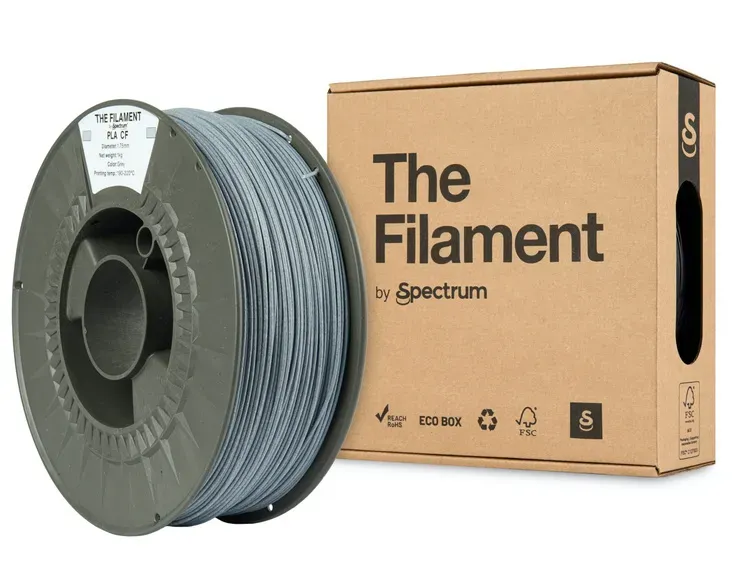 The Filament · PLA CF · GREY · 1.75mm · 1kg The Filament · PLA CF · GREY · 1.75mm · 1kg