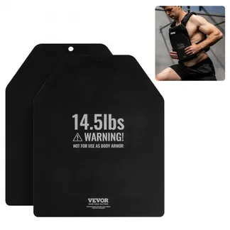 VEVOR Gewichtswestenplatten 6,58 kg x 2 Stk. Premium-Gewichtsplatten aus Stahl, konturierte ergonomische Passform – WODs, Zusatzgewicht für Gewichtswesten für Krafttraining Laufen Fitness VEVOR Gewichtswestenplatten 6,58 kg x 2 Stk. Premium-Gewichtsplatten aus Stahl, konturierte ergonomische Passform – WODs, Zusatzgewicht für Gewichtswesten für Krafttraining Laufen Fitness