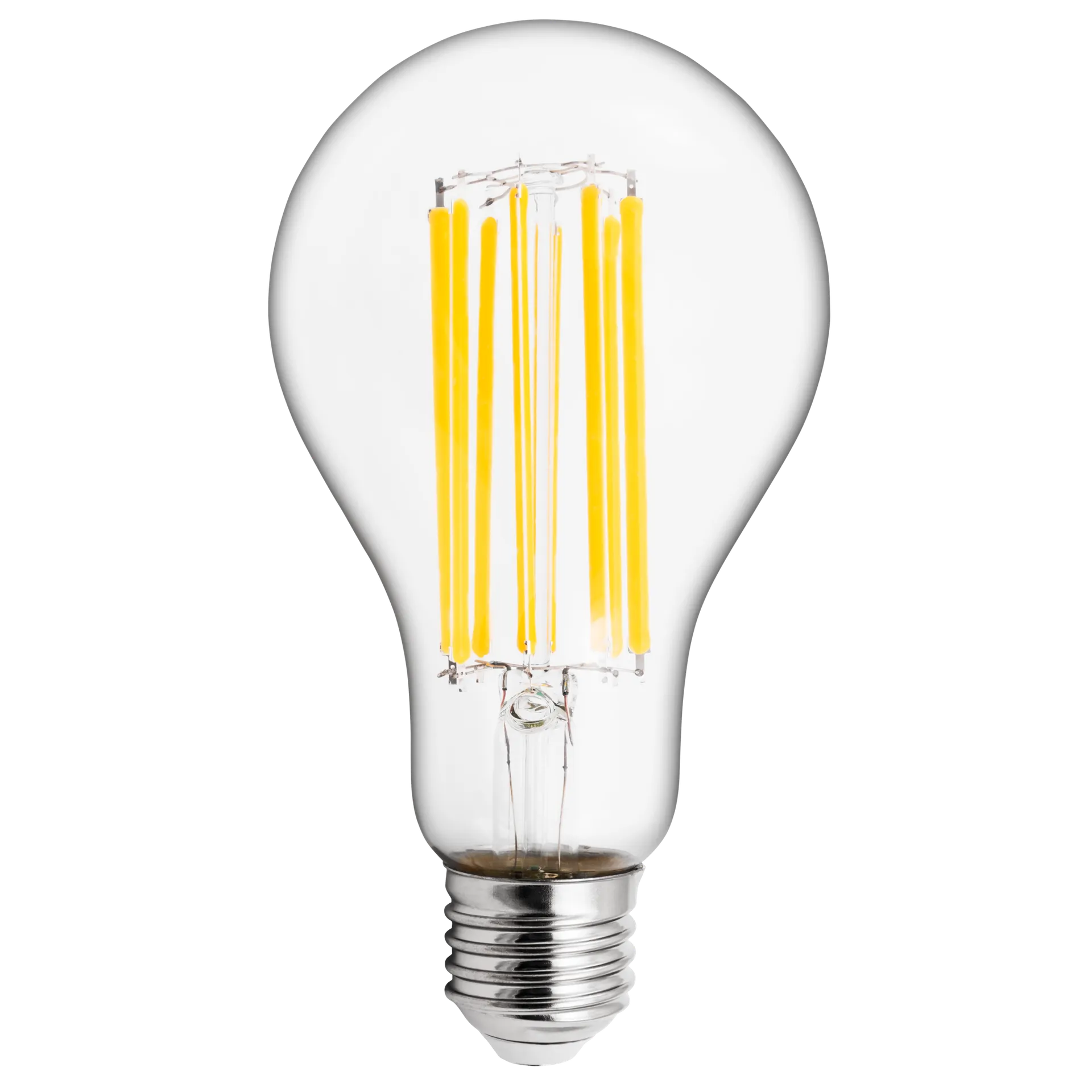 LED Filament Glühlampe McShine “Filed“, E27, 18W, 2500lm, warmweiß, klar LED Filament Glühlampe McShine “Filed“, E27, 18W, 2500lm, warmweiß, klar