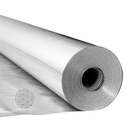 VEVOR Isolierfolie, Reflexionsfolie aus perforiertem Gewebe, 0,15 mm, 122 cm x 38,1 m, doppelseitiger Wärmeschutz aus Aluminiumfolie, Wärmedämmrolle für Fenster und Wohnmobildächer VEVOR Isolierfolie, Reflexionsfolie aus perforiertem Gewebe, 0,15 mm, 122 cm x 38,1 m, doppelseitiger Wärmeschutz aus Aluminiumfolie, Wärmedämmrolle für Fenster und Wohnmobildächer