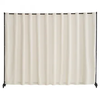 VEVOR Raumteiler Trennwand Paravent Stellwand Einzelpanel, Tragbarer Sichtschutz für Büro Schlafzimmer Esszimmer Arbeitszimmer Balkon, Raumtrenner Rollbar (308,5 x 45 x 245,5 cm), Beige VEVOR Raumteiler Trennwand Paravent Stellwand Einzelpanel, Tragbarer Sichtschutz für Büro Schlafzimmer Esszimmer Arbeitszimmer Balkon, Raumtrenner Rollbar (308,5 x 45 x 245,5 cm), Beige