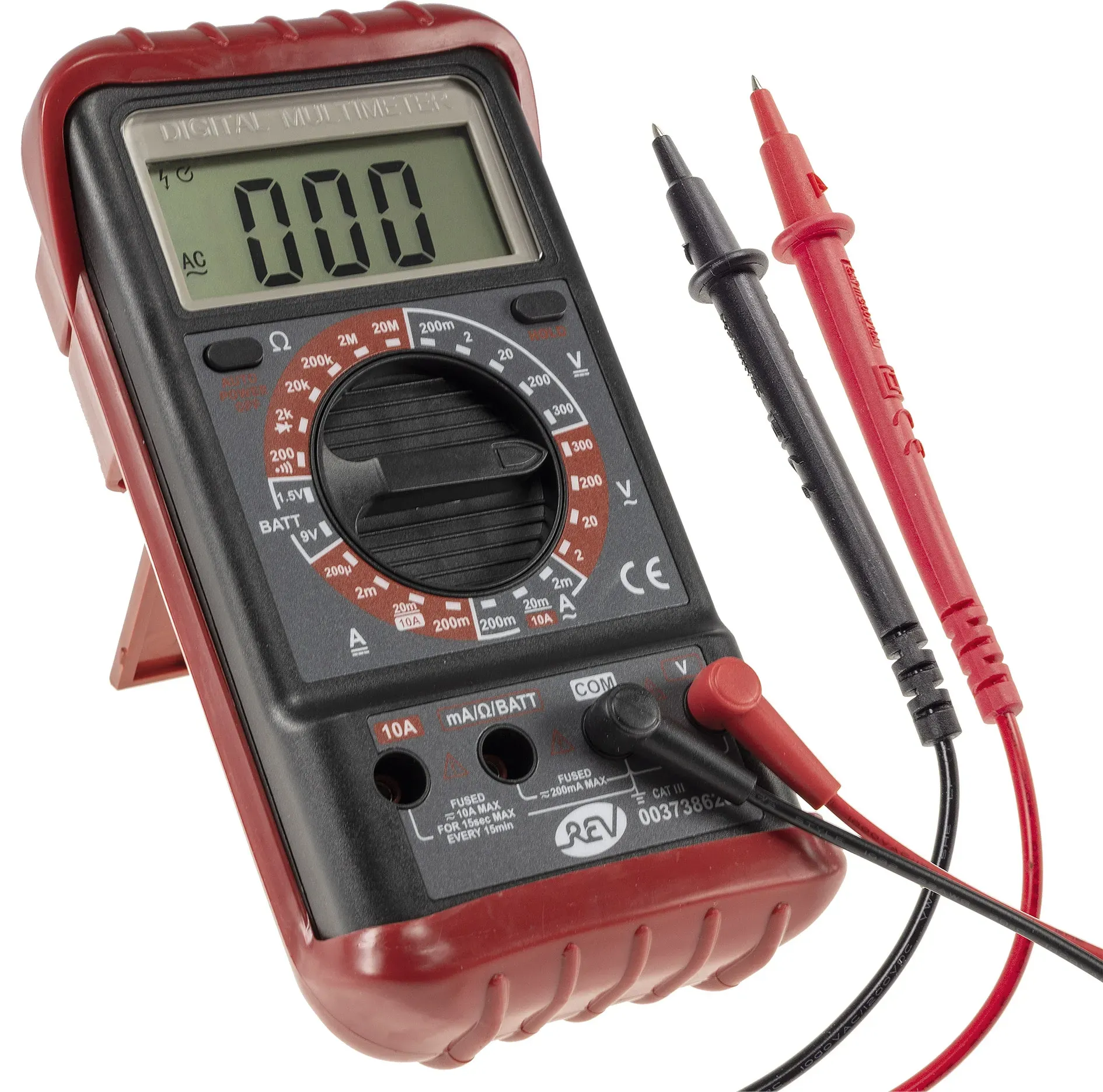 Digital-Multimeter REV „Check-202“ mit automatischer Polaritätsanzeige Digital-Multimeter REV „Check-202“ mit automatischer Polaritätsanzeige