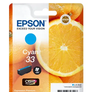 Epson Oranges Singlepack Cyan 33 Claria Premium Ink Epson Oranges Singlepack Cyan 33 Claria Premium Ink