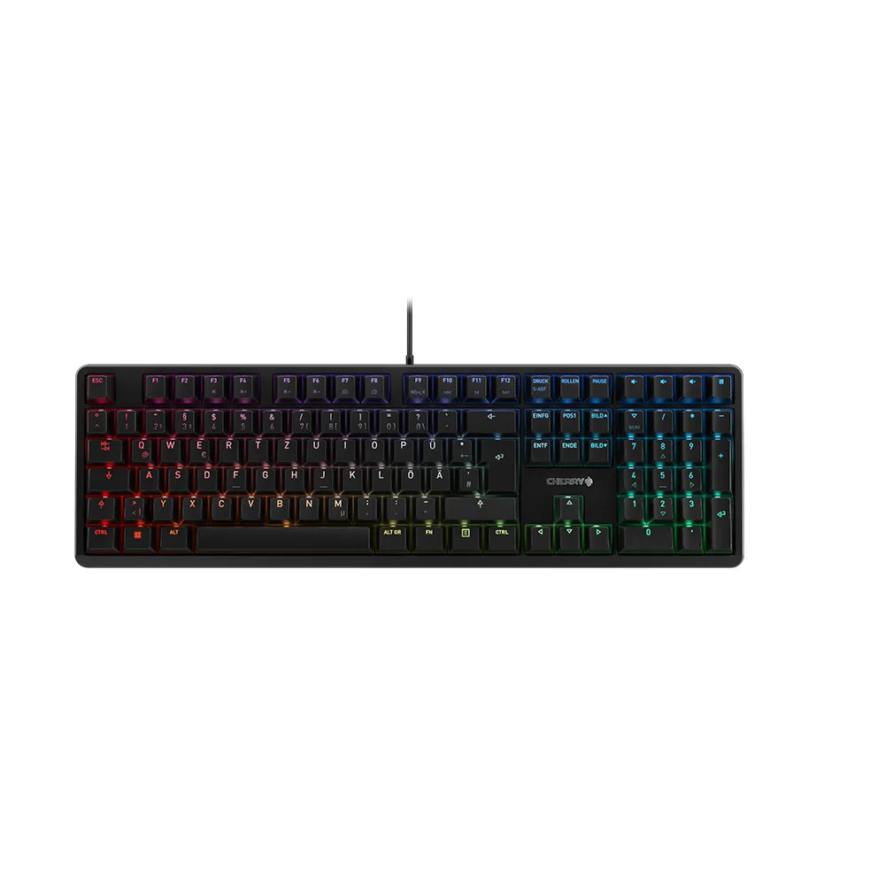 CHERRY G80-3000N RGB Tastatur Universal USB QWERTZ Deutsch Schwarz CHERRY G80-3000N RGB Tastatur Universal USB QWERTZ Deutsch Schwarz