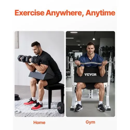 VEVOR Preacher Curl Pad, tragbare Bizeps-Trainingsunterstützung, Trainingsgerät zum Gewichtheben aus hochdichtem EVA-Schaum, Langhantel und Kurzhantel Bizeps Curl Unterstützung Isolator – Bild 6