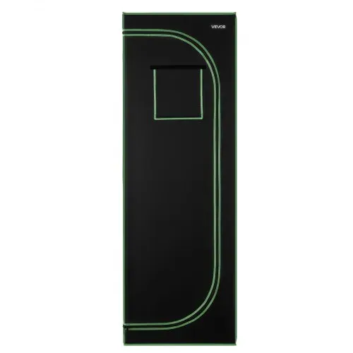 VEVOR Growzelt, 60x60x80 cm, Growbox 600D hochreflektierendes Mylar, Indoor-Pflanzenzelt mit Beobachtungsfenster, Bodenwanne & Reißverschluss, Gewächshaus Zuchtzelte für Obst, Blumen & Gemüse – Bild 8