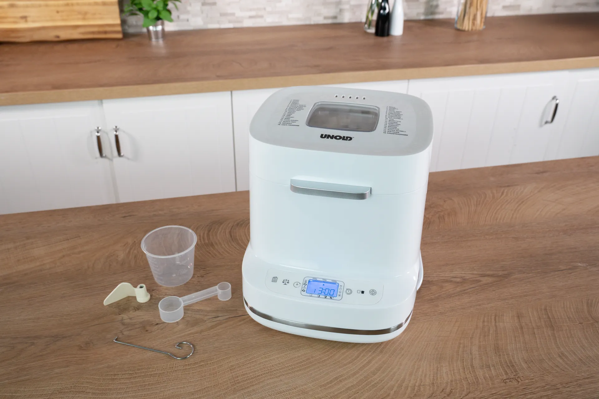 Unold Backmeister Bernd 68120 Brotbackmaschine 550 W Weiß – Bild 4