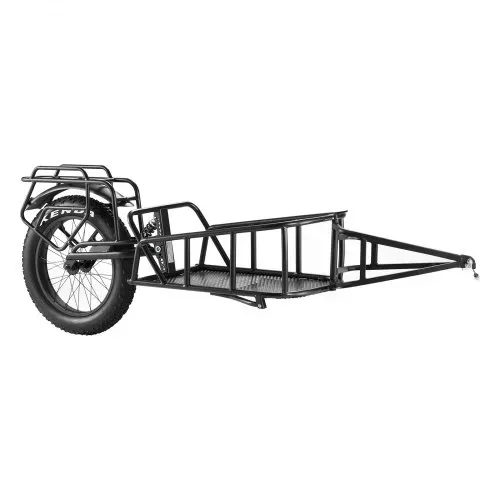 VEVOR Fahrradanhänger, 32 kg Tragkraft, Fahrradanhänger, Schnellverschlusskonstruktion mit Universalkupplung, 50,8 cm Räder, passend für die meisten Fahrradräder, Rahmen aus Karbonstahl – Bild 9