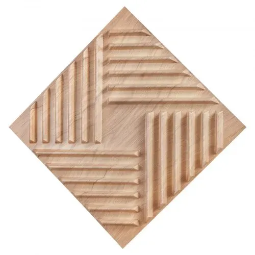 VEVOR 3D-Wandpaneele, 12er-Set, 150x50cm PVC-Wandverkleidung im modernen minimalistischen Stil, 2,97m² Deckkraft, Inneneinrichtung für Schlafzimmer, Wohn- & Spielzimmer, helle Holzfarbe – Bild 8