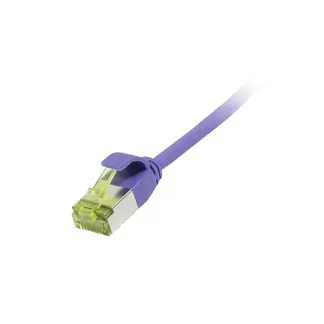 Patchkabel RJ45, CAT6A 500Mhz, 3m, lila, U/FTP, slimline rund d=3,8mm, TPE/LSZH(Superflex), AWG32, mit CAT7 Rohkabel, Synergy 21 Patchkabel RJ45, CAT6A 500Mhz, 3m, lila, U/FTP, slimline rund d=3,8mm, TPE/LSZH(Superflex), AWG32, mit CAT7 Rohkabel, Synergy 21