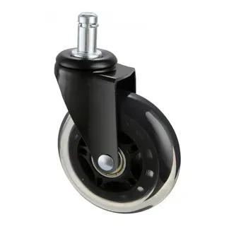 VEVOR Bürostuhl Rollen(5er Set) φ76,2MM Ersatz-Hartbodenrollen aus Polyurethan Schreibtischstuhl Rollen 59kg Tragfähigkeit Drehstuhlrollen Ideal für Bürostühle Gaming-Stühle Drehstühle VEVOR Bürostuhl Rollen(5er Set) φ76,2MM Ersatz-Hartbodenrollen aus Polyurethan Schreibtischstuhl Rollen 59kg Tragfähigkeit Drehstuhlrollen Ideal für Bürostühle Gaming-Stühle Drehstühle