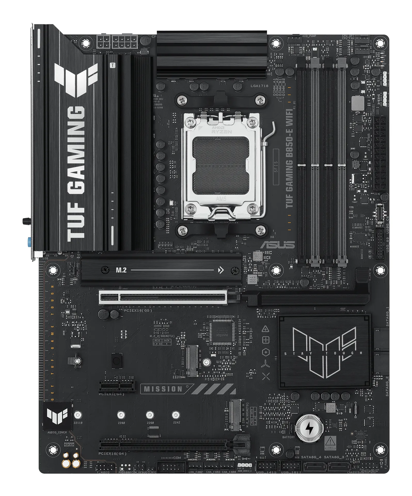 ASUS TUF GAMING B850-E WIFI AMD B850 Sockel AM5 ATX – Bild 2
