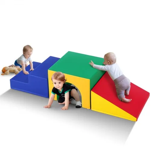 VEVOR Einzelner Tunnelkletterer, Spielset für Kleinkinder, Schaumstoff-Kletterblöcke für Kleinkinder, Kinder-Tunnellabyrinth mit Treppen und Rampe, Indoor für Kleinkinder und Vorschulkinder 3 Stück VEVOR Einzelner Tunnelkletterer, Spielset für Kleinkinder, Schaumstoff-Kletterblöcke für Kleinkinder, Kinder-Tunnellabyrinth mit Treppen und Rampe, Indoor für Kleinkinder und Vorschulkinder 3 Stück