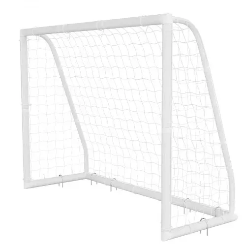 VEVOR Fußballtor 244 x 182 cm Tragbares PVC Outdoor-Soccertor mit PE-Netz, für Gärten, Parks und Schulen, Wetterfest, mit Bodenankern, Zielscheibe, 600D-Oxford-Tasche und Stabilität bei über 110 km/h – Bild 8