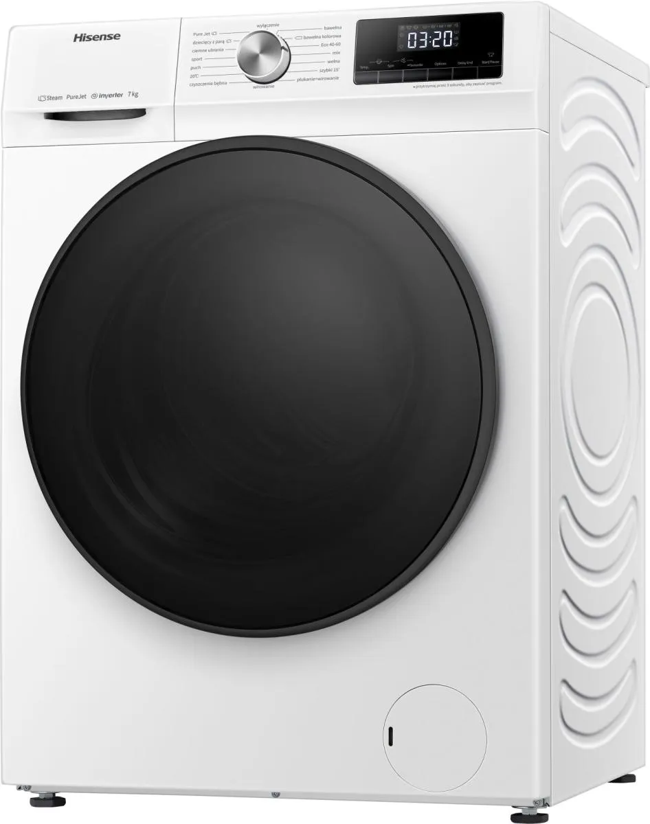 Hisense Freistehend Waschmaschine, 7 kg – Bild 4