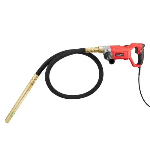VEVOR Hand-Betonrüttler, 960 W elektrischer Rüttler 4000 U/min, elektrisches Betonrüttlerwerkzeug mit 2 m Schaftstange, tragbarer Bleistift-Zementrüttler zum Entfernen von Luftblasen und Mischen von Beton – Bild 10