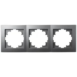 Rahmen McPower “Flair“, 3-fach, anthrazit Rahmen McPower “Flair“, 3-fach, anthrazit