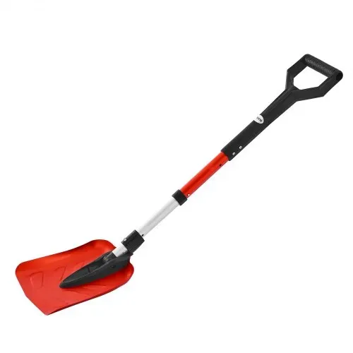 VEVOR Schneeschaufel, 22 cm Schneeräumer mit D-förmigem Griff, Schneeschieber 910–1020 mm, Schneeschippe, Schneeschüppe, Schneeräumwerkzeug aus Aluminiumlegierung für Garten, Auto, Camping – Bild 10