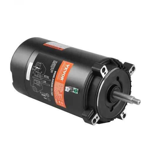 VEVOR 1 PS Poolpumpenmotor, 56J Rahmen, 115V(9.8 Ampere)/230V(4.9 Ampere) 3450 U/min, 60Hz, 1.4 Betriebsfaktor, 90μF/250V Kondensator, CCW Rotation Rundflansch Ersatzmotor – Bild 8