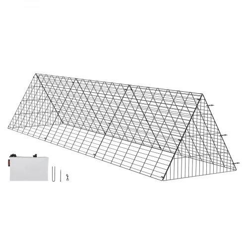 VEVOR Hühnertunnel, 300 x 71 x 61,5 cm Hühnerkäfig für den Hof, tragbare Hühnertunnel für den Außenbereich, einfache Installation, Hühnerstall-Auslauf, geeignet für Hühner, Enten, Kaninchen VEVOR Hühnertunnel, 300 x 71 x 61,5 cm Hühnerkäfig für den Hof, tragbare Hühnertunnel für den Außenbereich, einfache Installation, Hühnerstall-Auslauf, geeignet für Hühner, Enten, Kaninchen