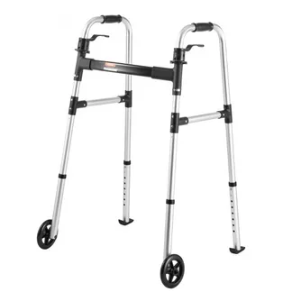 VEVOR Gehgestell 158 kg, Gehilfe mit Rädern & 8-fach verstellbarer Höhe, Gehrahmen aus leichtem Aluminium, Rollator mit Vorderrädern für Senioren & Erwachsene, Gehbock 605x385x755-955 mm VEVOR Gehgestell 158 kg, Gehilfe mit Rädern & 8-fach verstellbarer Höhe, Gehrahmen aus leichtem Aluminium, Rollator mit Vorderrädern für Senioren & Erwachsene, Gehbock 605x385x755-955 mm