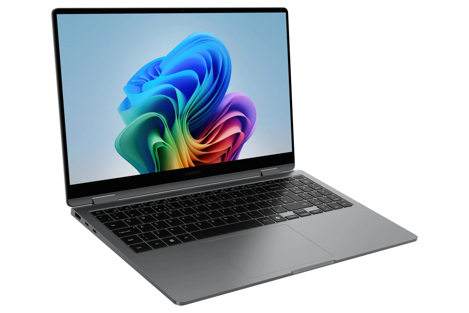 Samsung Galaxy Book5 360 Intel Core Ultra 7 256V Hybrid (2-in-1) 39,6 cm (15.6") Touchscreen Full HD 16 GB LPDDR5x-SDRAM 512 GB SSD Wi-Fi 7 (802.11be) Windows 11 Pro Deutsch Grau – Bild 6