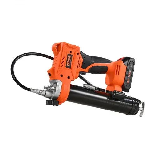 VEVOR Akku-Fettpresse, 55 Mpa, Einhandfettpresse mit 2,0 Ah Akku & LED-Licht, 90 cm Schlauch & Tragetasche, Auslöser, Kompatibel mit 18V Makita-Akkus, Schmieren von Fahrzeugen oder Maschinen – Bild 10