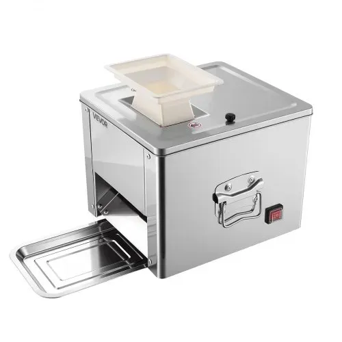 VEVOR Fleischschneidemaschine Fleischschneider 550 W 159 kg/h kommerzielle Fleischschneidemaschine aus Edelstahl (3,5 mm dick), elektrischer Lebensmittelschneider für Restaurant, Supermarkt – Bild 9