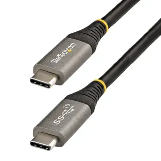 StarTech.com 1m USB-C Kabel, USB 10Gbps, 100W (5A) Power Delivery, 8K 60Hz / 4K 144Hz DP-Alt-Modus, USB-IF-zertifiziert – Thunderbolt-Kompatibel StarTech.com 1m USB-C Kabel, USB 10Gbps, 100W (5A) Power Delivery, 8K 60Hz / 4K 144Hz DP-Alt-Modus, USB-IF-zertifiziert – Thunderbolt-Kompatibel