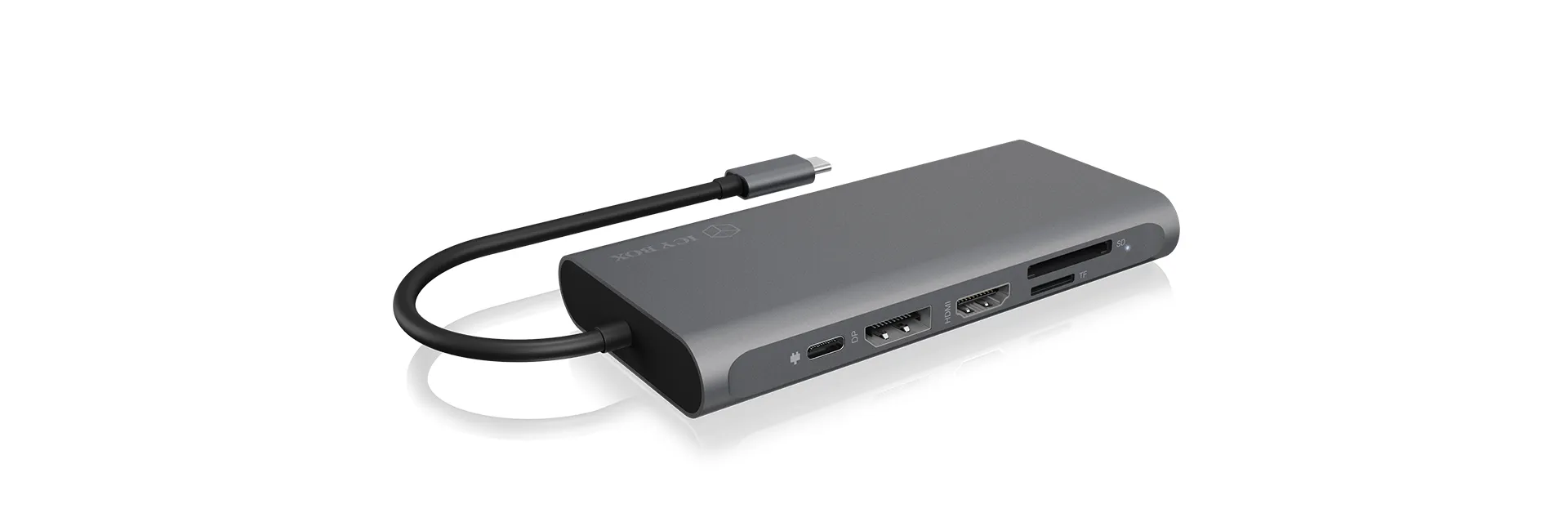 ICY BOX IB-DK4050-CPD, 12 in 1 USB Type-C® Notebook DockingStationk 2x HDMI 4K60Hz, 1x DP 4k60Hz – Bild 5