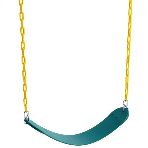 VEVOR 2er-Pack Schaukelsitze mit 168 cm langen beschichteten Ketten und Karabinerhaken, unterstützt 136 kg Schaukeln, Ersatz für Outdoor-Schaukel-Set, Schaukel-Set-Zubehör für Kinder, grün – Bild 10