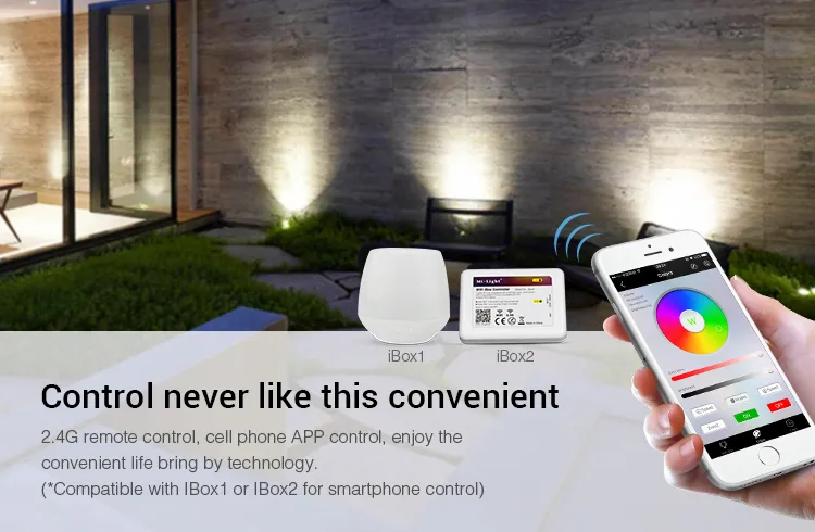 MiBoxer FUTT05 LED Flächenstrahler 10W RGB-WW (RGB-CCT) IP65 230V – Bild 4