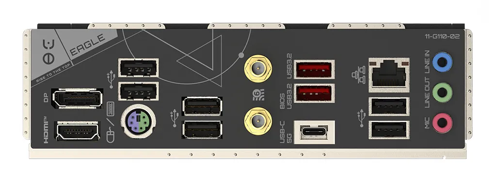 GIGABYTE B650 EAGLE AX Mainboard - AMD Ryzen 9000er-Serie, 12+2+2 Phasen VRM, bis zu 7600 MHz DDR5 (OC), 1xPCIe 5.0 + 2xPCIe 4.0 M.2, GbE LAN, WIFI 6E, USB 3.2 Gen 2 – Bild 5