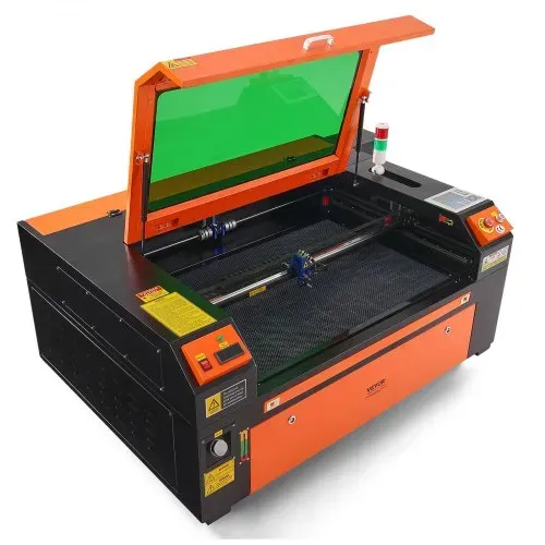 VEVOR 100W CO2-Lasergravierer, 600x900mm, 500mm/s Laserschneidmaschine mit 2-Wege-Pass-Air-Assist, kompatibel mit LightBurn, CorelDRAW, AutoCAD, Windows, Mac OS, Linux, für Holz, Acryl, Stoff – Bild 10