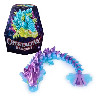 CrystaLynx Small Dragons – 23 cm große sammelbare, bewegliche Drachenfigur, Blindbox, Fidget-Spielzeug CrystaLynx Small Dragons – 23 cm große sammelbare, bewegliche Drachenfigur, Blindbox, Fidget-Spielzeug