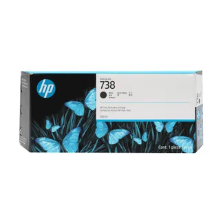 HP 738 DesignJet Druckerpatrone Schwarz, 300 ml HP 738 DesignJet Druckerpatrone Schwarz, 300 ml