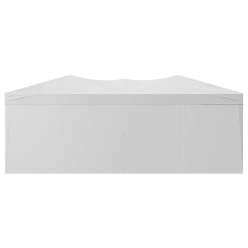 VEVOR Pavillon Faltpavillon, 5,9 x 2,96 x 2,65 m, Festzelt, Gartenzelt mit Seitenwänden & belüfteten Fenstern, 3 Höheneinstellungen, Sonnenschutz für Veranstaltungen im Außenbereich, weiß – Bild 10