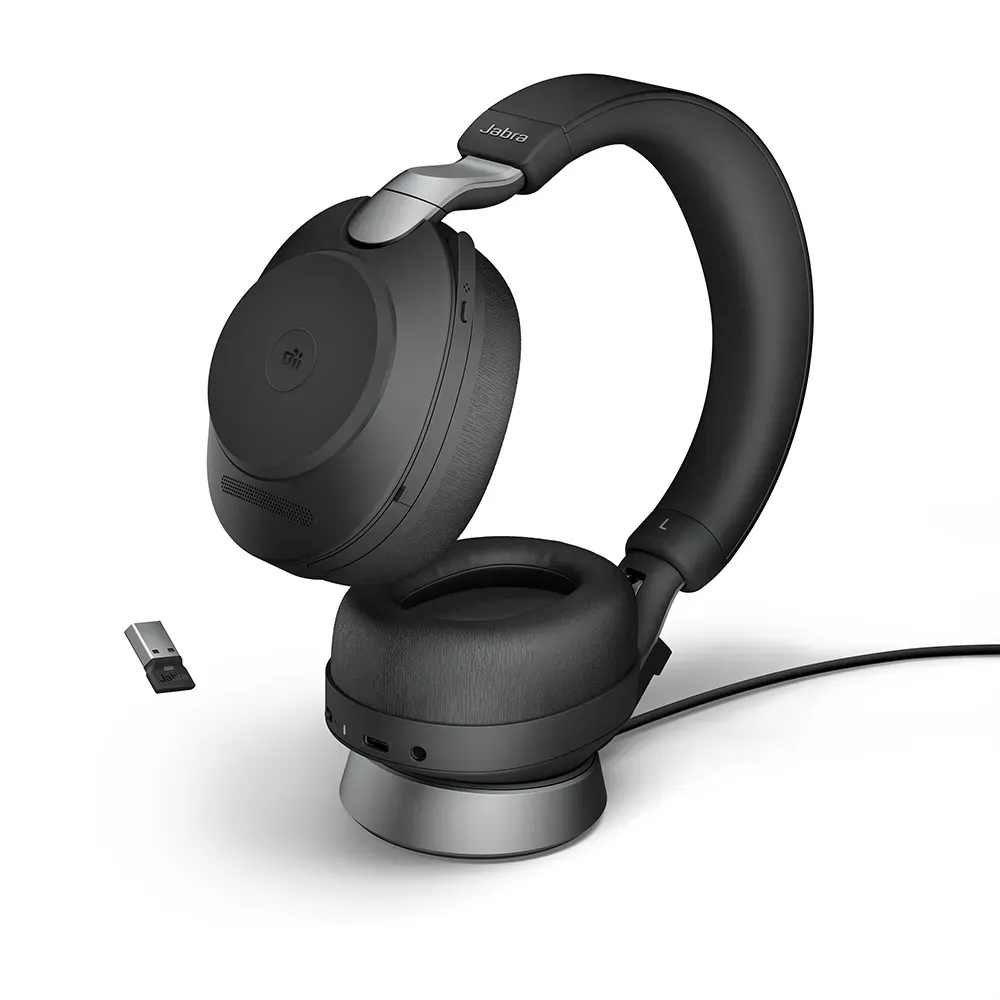 Jabra Evolve2 85 Link380/390a MS Stand Black Jabra Evolve2 85 Link380/390a MS Stand Black