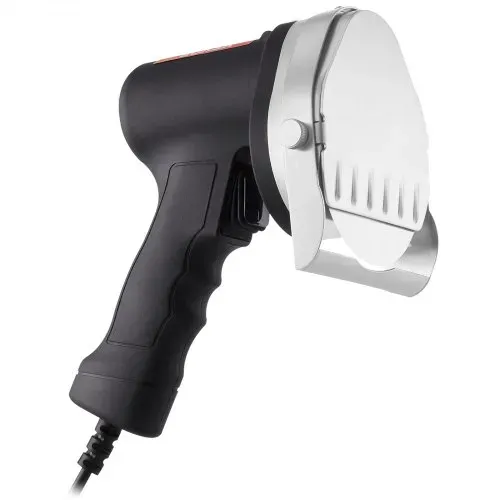 VEVOR Elektrisches Schawarma-Messer, 80 W, Türkisches Kebab-Messer, Kommerzieller Gyro-Schneider aus Edelstahl, Döner-Kebab-Fleischschneider mit 2 Klingen, 10 cm Klingendurchmesser – Bild 9
