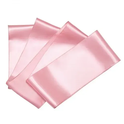 VEVOR Satin-Stuhlschärpen mit Schleifen (275x17 cm) 50 Stk. Stuhlbänder zum Binden, Stuhlbänder für Hochzeiten Bankett Dekorationen Veranstaltungen Bankettstuhlbezüge, Stuhlschleifen Rosegold – Bild 9