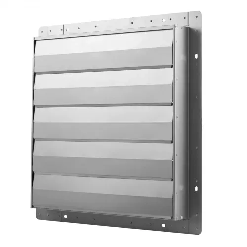 VEVOR 624 mm Abluftventilator mit Lamellen Industrie Wandventilator 136 W, Wandlüfter für Garage Gewächshaus Werkstatt, Stahlgehäuse, 11347 m³/h Lüftung, 1400 U/min Motor, Leiser Betrieb, Wandmontage – Bild 10