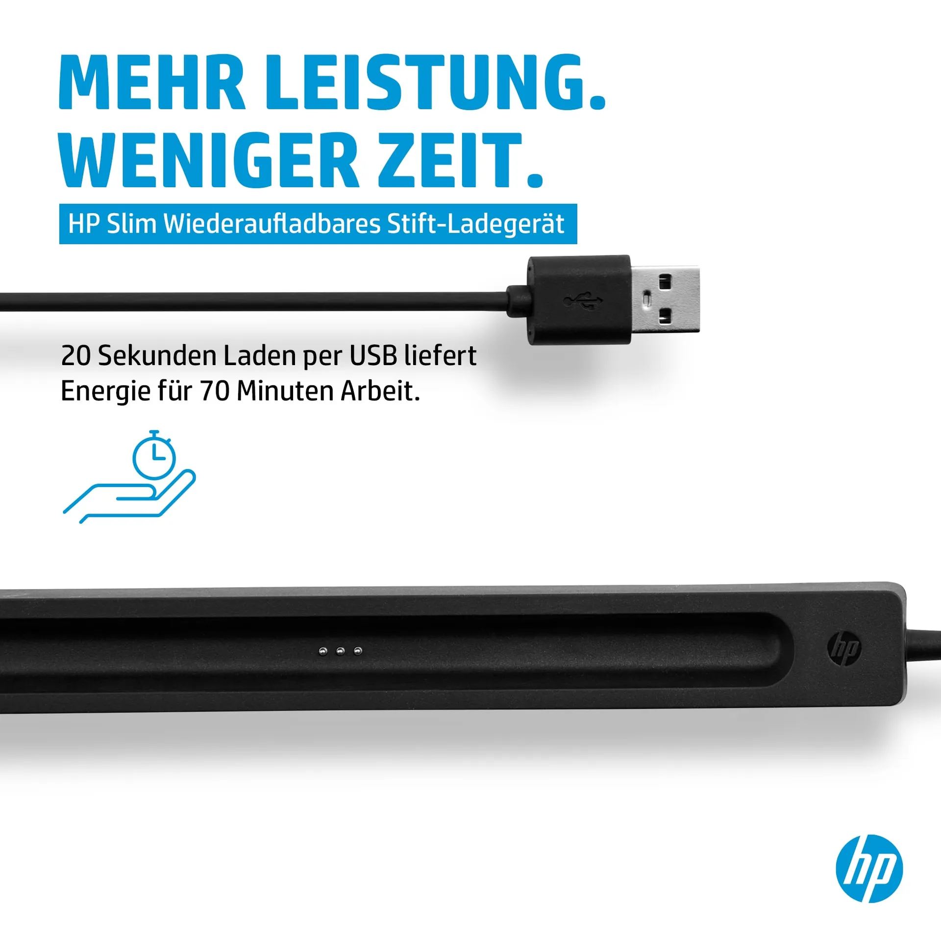HP Wiederaufladbarer Slim Pen Ladegerät – Bild 7
