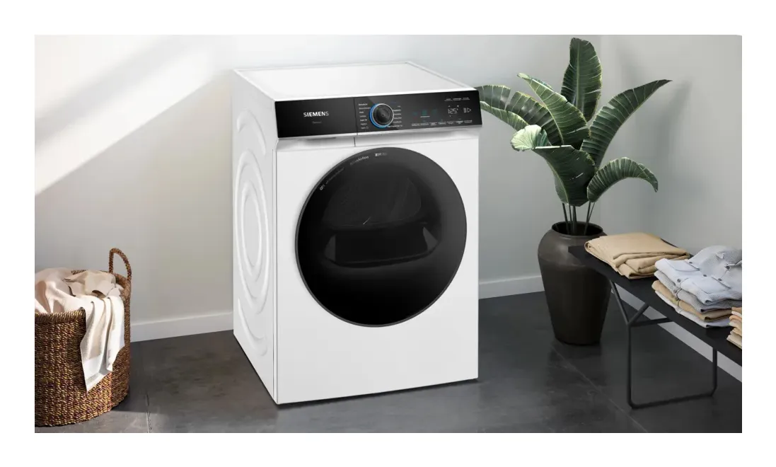 Siemens WR47B2C40 Wäschetrockner Freistehend Frontlader 9 kg Weiß – Bild 4